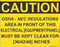 WORKSPACE CLEARANCE LABELS 3.5"X4.5"